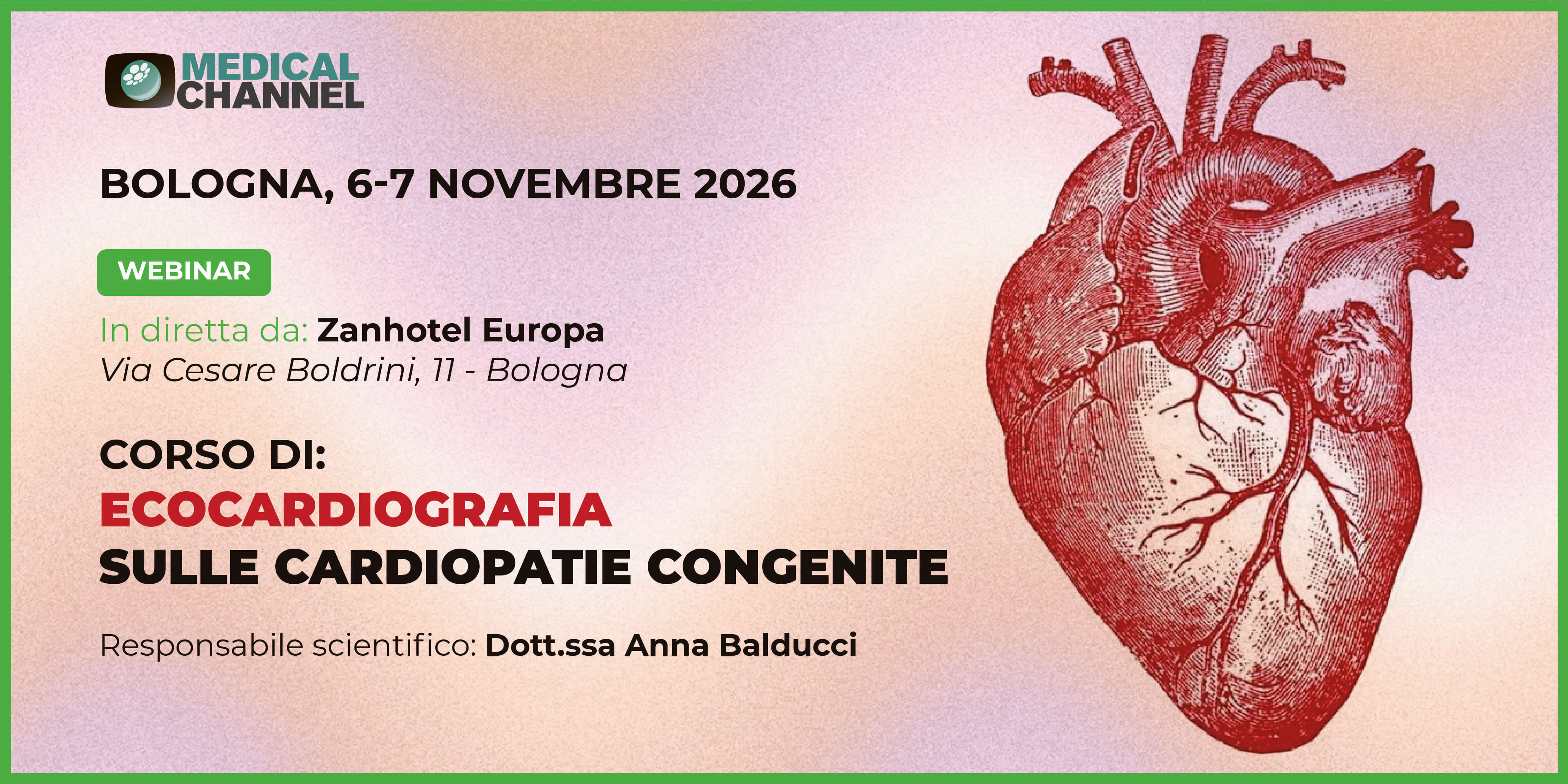 Ecocardiografia sulle cardiopatie congenite - Webinar