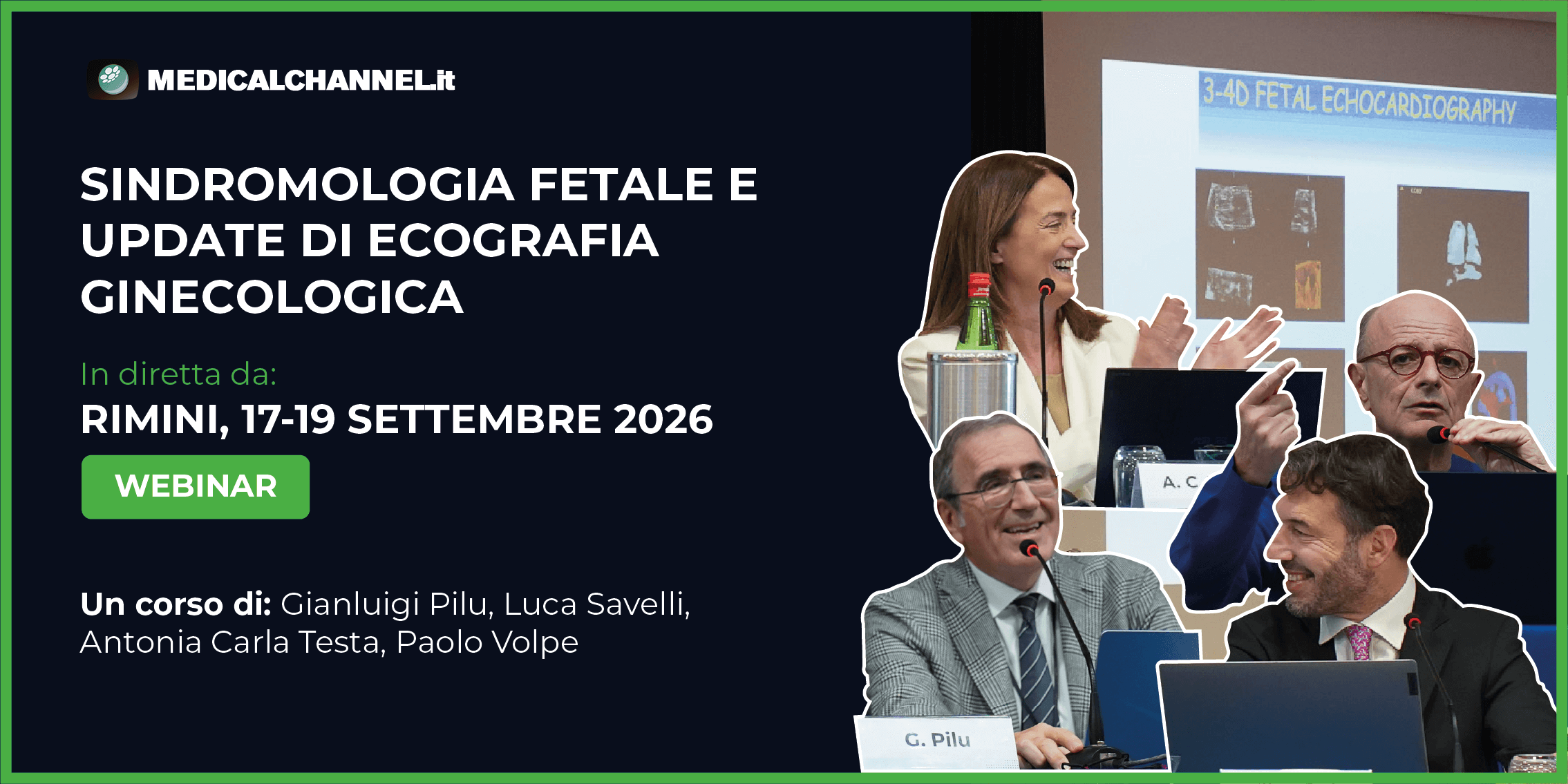 Sindromologia fetale e Update di ecografia ginecologica - WEBINAR