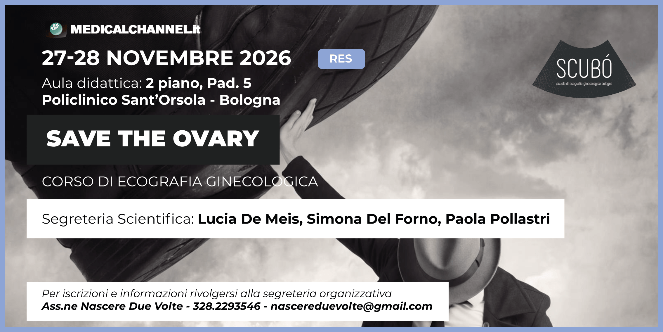 SAVE THE OVARY. Corso di ecografia ginecologica
